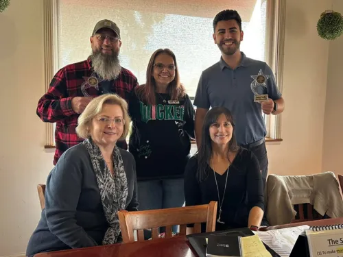 Suncoast NPI members connecting at a Tampa Bay business networking event