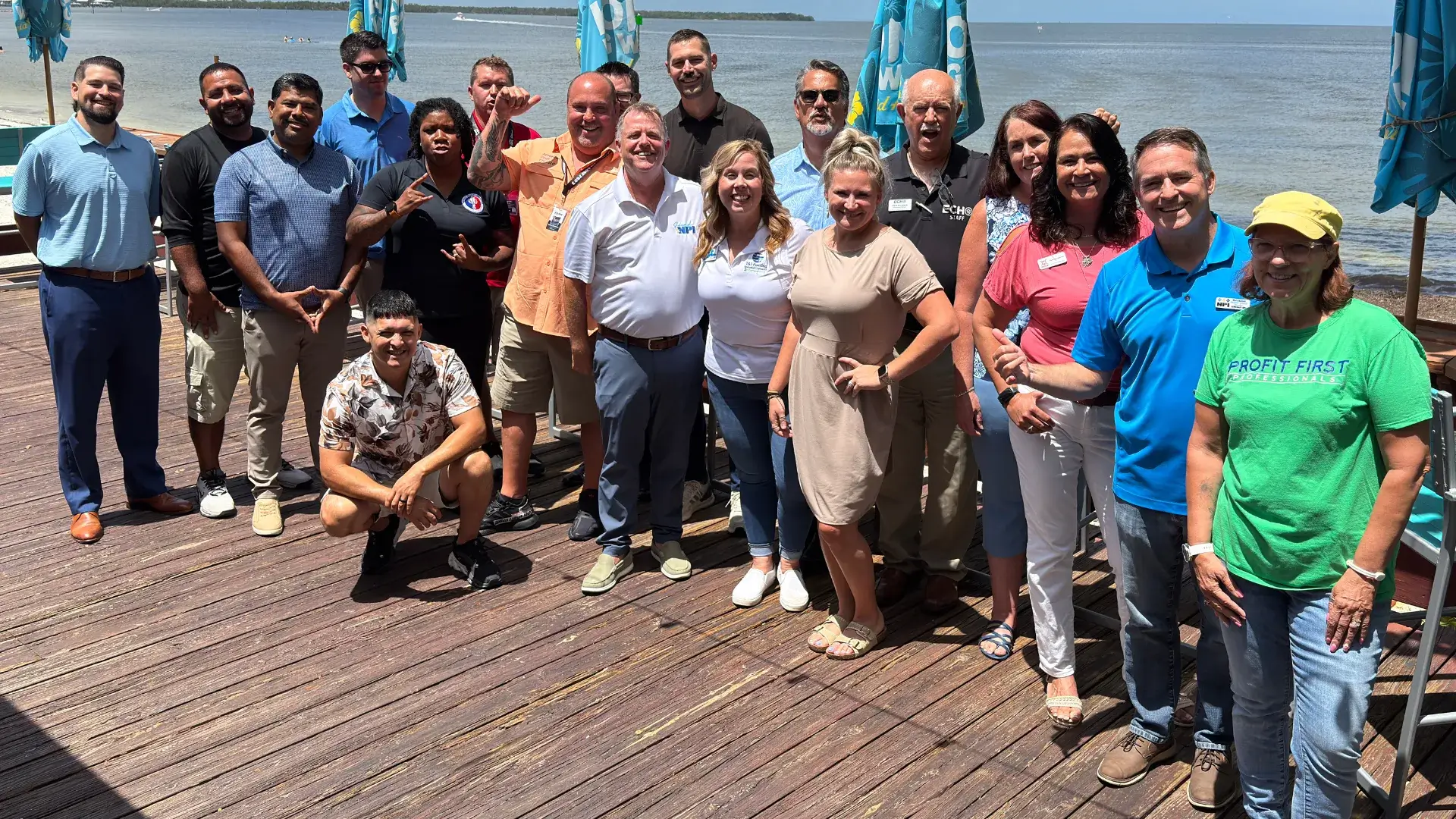 Suncoast NPI members networking at the Apollo Beach chapter